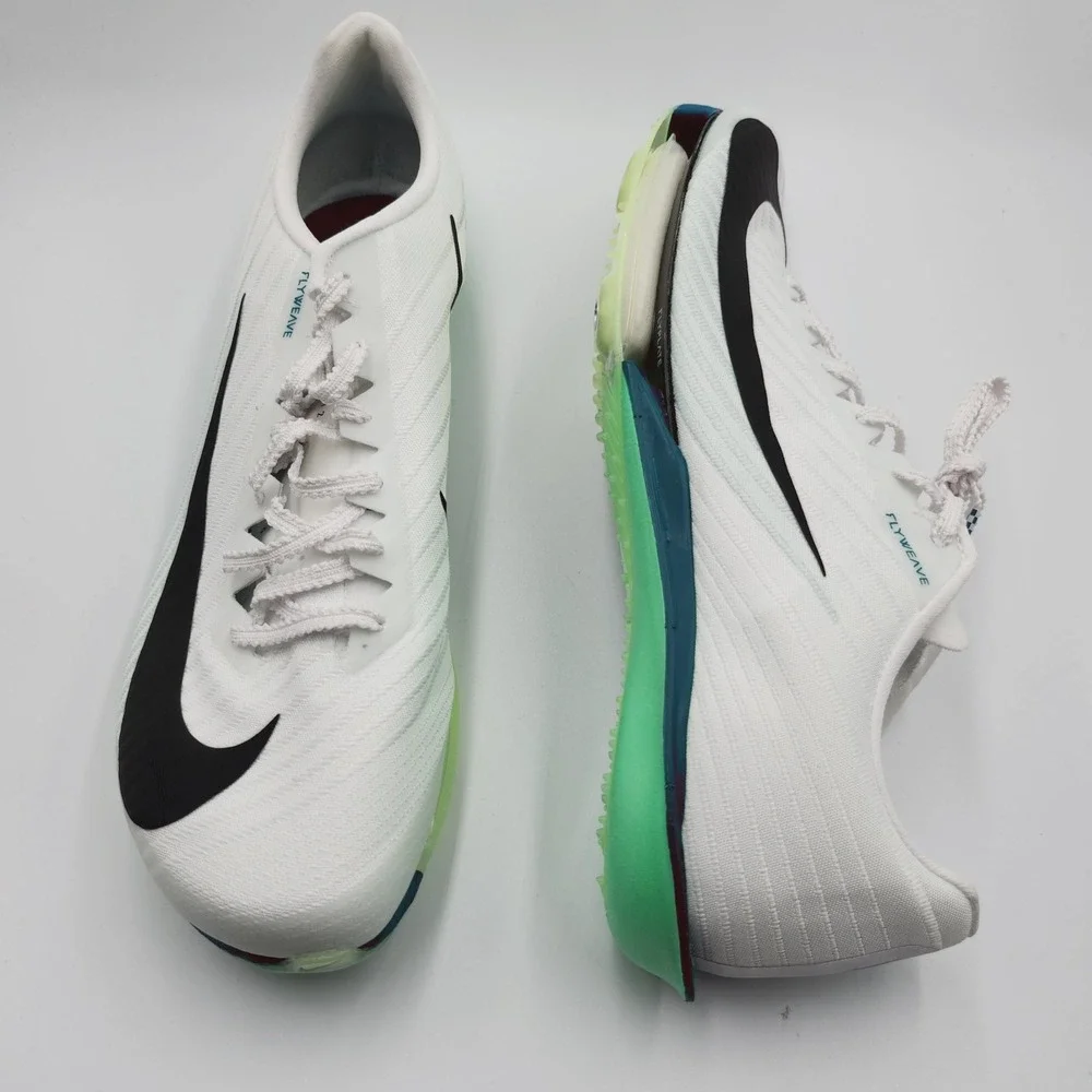 Mens Size 7.5 Nike Track Spikes Air Zoom Maxfly 2 White Barely Green FD8395-102